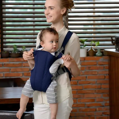Porte bébé bleu fonce