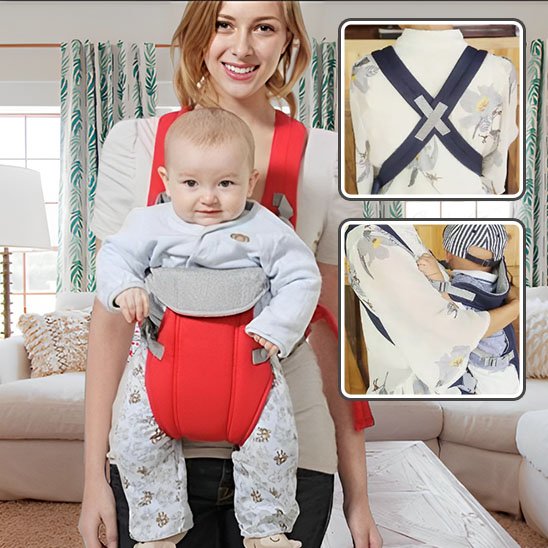 Porte bébé rouge