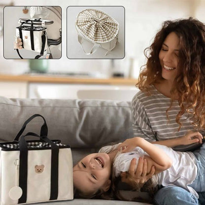Sac à langer avec maman et enfant